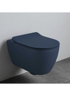 SCARABEO MOON 552000SC-600 RIMLESS OCEAN/ΜΠΛΕ ΜΑΤ - ΛΕΚΑΝΗ ΚΡΕΜΑΣΤΗ 50,5cm ME ΚΑΘΙΣΜΑ SLIM SOFT CLOSE