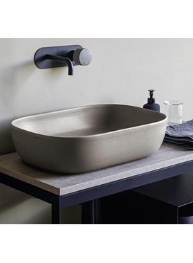 SCARABEO GLAM 1804-510 SAND/ΜΠΕΖ ΜΑΤ-ΝΙΠΤΗΡΑΣ ΠΟΡΣΕΛΑΝΗΣ 56x39cm ΕΠΙΤΡΑΠΕΖΙΟΣ