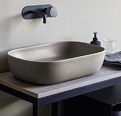 SCARABEO GLAM 1804-510 SAND/ΜΠΕΖ ΜΑΤ-ΝΙΠΤΗΡΑΣ ΠΟΡΣΕΛΑΝΗΣ 56x39cm ΕΠΙΤΡΑΠΕΖΙΟΣ