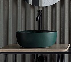 SCARABEO GLAM 1808-900 MUSK/ΠΡΑΣΙΝΟ ΜΑΤ - ΝΙΠΤΗΡΑΣ ΠΟΡΣΕΛΑΝΗΣ Φ33cm ΕΠΙΤΡΑΠΕΖΙΟΣ