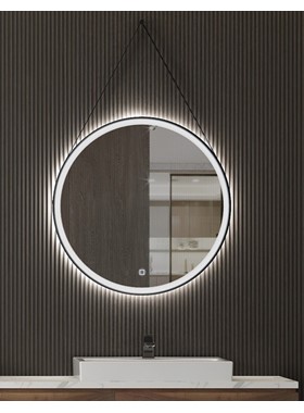 ΑΝΤΙΘΑΜΒΩΤΙΚΟΣ ΚΑΘΡΕΠΤΗΣ LUMINOR FLY Φ60cm ΜΕ ΦΩΤΙΣΜΟ ΕΜΠΡΟΣ/ΠΙΣΩ