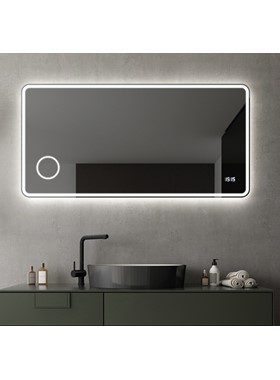 ΑΝΤΙΘΑΜΒΩΤΙΚΟΣ ΚΑΘΡΕΠΤΗΣ LUMINOR CULT 120x80cm ΜΕ ΦΩΤΙΣΜΟ ΕΜΠΡΟΣ/ΠΙΣΩ