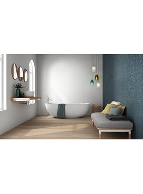 ART INDIGO RLV AND BLANCO 25X75 cm - ΠΛΑΚΑΚΙ ΜΑΤ MADE IN SPAIN