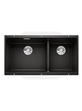 BLANCO SUBLINE 480/320U (85.5X46) BLACK - ΝΕΡΟΧΥΤΗΣ ΓΡΑΝΙΤΕΝΙΟΣ ΥΠΟΚΑΘΗΜΕΝΟΣ 525993