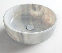 FOSSIL THALO CARRARA NUOVO Φ39cm - ΜΑΡΜΑΡΙΝΟΣ ΝΙΠΤΗΡΑΣ ΕΠΙΤΡΑΠΕΖΙΟΣ DR39-300