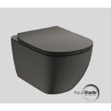 IDEAL STANDARD TESI AQUABLADE ΜΑΥΡΟ ΜΑΤ T0079V3 - ΛΕΚΑΝΗ ΚΡΕΜΑΣΤΗ (53,5cm) (ΚΑΘΙΣΜΑ SLIM SOFT T3527V3)