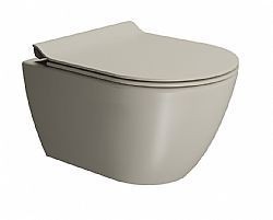 GSI PURA COLOR SWIRL 881600SC-520 CRETA MATT - ΛΕΚΑΝΗ ΚΡΕΜΑΣΤΗ (50cm) ME ΚΑΘΙΣΜΑ SLIM SOFT CLOSE ΜΠΕΖ ΜΑΤ