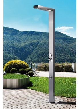 ICOS SHOWER NEDA MIX - ΑΝΟΞΕΙΔΩΤΗ ΑΝΑΜΙΚΤΙΚΗ ΣΤΗΛΗ ΝΤΟΥΣ ΕΞΩΤΕΡΙΚΟΥ ΧΩΡΟΥ INOX