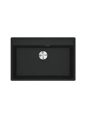 FRANKE MARIS BOWL MRG 610-72 TL (76x51cm) BLACK MATT - ΝΕΡΟΧΥΤΗΣ ΓΡΑΝΙΤΕΝΙΟΣ 3149000280