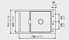 SCHOCK CRISTADUR MONO 15180-1302 (78x51cm) POLARIS - ΝΕΡΟΧΥΤΗΣ ΓΡΑΝΙΤΕΝΙΟΣ ΕΝΘΕΤΟΣ