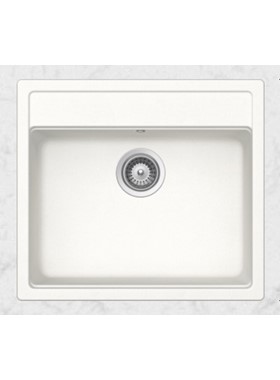 SCHOCK CRISTALITE MANHATTAN 30060-1301 (57x51cm) SUPERWHITE - ΝΕΡΟΧΥΤΗΣ ΓΡΑΝΙΤΕΝΙΟΣ ΕΝΘΕΤΟΣ