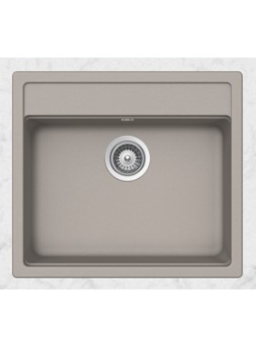 SCHOCK CRISTALITE MANHATTAN 30060-1451 (57x51cm) CONCRETE BETON - ΝΕΡΟΧΥΤΗΣ ΓΡΑΝΙΤΕΝΙΟΣ ΕΝΘΕΤΟΣ