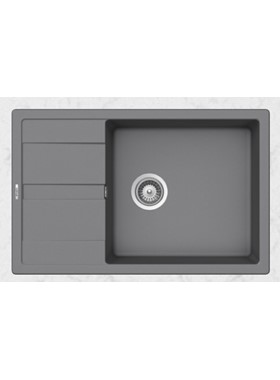 SCHOCK CRISTALITE MANHATTAN 30180-1441 (78x50cm) CROMA - ΝΕΡΟΧΥΤΗΣ ΓΡΑΝΙΤΕΝΙΟΣ ΕΝΘΕΤΟΣ