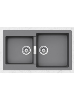 SCHOCK CRISTALITE MANHATTAN 30290-1441 (86x50cm) CROMA - ΝΕΡΟΧΥΤΗΣ ΓΡΑΝΙΤΕΝΙΟΣ ΕΝΘΕΤΟΣ