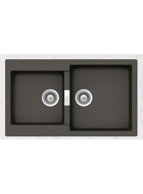 SCHOCK CRISTALITE MANHATTAN 30290-1421 (86x50cm) ASPHALT - ΝΕΡΟΧΥΤΗΣ ΓΡΑΝΙΤΕΝΙΟΣ ΕΝΘΕΤΟΣ