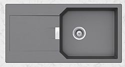 SCHOCK CRISTALITE MANHATTAN 30100-1421 (100x51cm) ASPHALT - ΝΕΡΟΧΥΤΗΣ ΓΡΑΝΙΤΕΝΙΟΣ ΕΝΘΕΤΟΣ