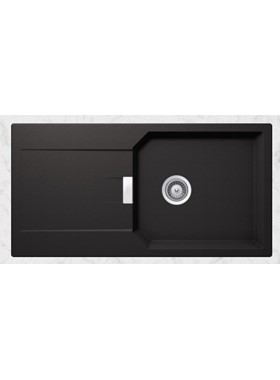 SCHOCK CRISTALITE MANHATTAN 30100-1401 (100x51cm) NERO - ΝΕΡΟΧΥΤΗΣ ΓΡΑΝΙΤΕΝΙΟΣ ΕΝΘΕΤΟΣ