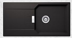 SCHOCK CRISTALITE MANHATTAN 30100-1401 (100x51cm) NERO - ΝΕΡΟΧΥΤΗΣ ΓΡΑΝΙΤΕΝΙΟΣ ΕΝΘΕΤΟΣ