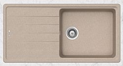 SCHOCK CRISTALITE ELEMENT 31100-1501 (100x50cm) SABBIA - ΝΕΡΟΧΥΤΗΣ ΓΡΑΝΙΤΕΝΙΟΣ ΕΝΘΕΤΟΣ