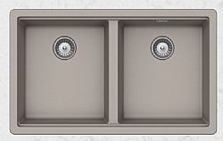 SCHOCK CRISTALITE MANHATTAN 30290U-1451 (75x45,6cm) CONCRETE BETON - ΝΕΡΟΧΥΤΗΣ ΓΡΑΝΙΤΕΝΙΟΣ ΥΠΟΚΑΘΗΜΕΝΟΣ 