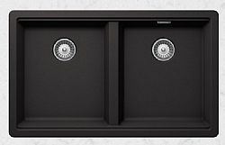 SCHOCK CRISTALITE MANHATTAN 30290U-1401 (75x45,6cm) NERO - ΝΕΡΟΧΥΤΗΣ ΓΡΑΝΙΤΕΝΙΟΣ ΥΠΟΚΑΘΗΜΕΝΟΣ 