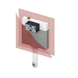 TECE BOX OCTA F  9370500 - ENTOIXIZOMENO KAZANAKI ΕΠΙΔΑΠΕΔΙΑΣ ΛΕΚΑΝΗΣ (ΓΙΑ ΜΟΝΟ ΤΟΥΒΛΟ 8CM) 9.370.500