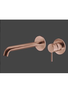 LA TORRE ELLE316 35032-811 - ΜΠΑΤΑΡΙΑ ΝΙΠΤΗΡΟΣ ΕΝΤΟΙΧΙΣΜΕΝΗ 2 ΟΠΩΝ ROSE GOLD BRUSHED PVD