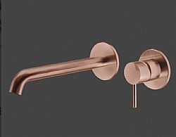 LA TORRE ELLE316 35032-811 - ΜΠΑΤΑΡΙΑ ΝΙΠΤΗΡΟΣ ΕΝΤΟΙΧΙΣΜΕΝΗ 2 ΟΠΩΝ ROSE GOLD BRUSHED PVD