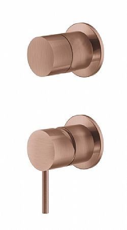 LA TORRE ELLE316 35314-811 - ΜΙΚΤΗΣ ΕΝΤΟΙΧΙΣΜΟΥ 2 ΕΞΟΔΩΝ, 2 ΟΠΩΝ ROSE GOLD BRUSHED PVD