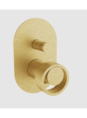 ARMANDO VICARIO HALO 515050D-201 - ΜΙΚΤΗΣ ΕΝΤΟΙΧΙΣΜΟΥ 2 ΕΞΟΔΩΝ GOLD BRUSHED