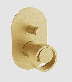 ARMANDO VICARIO HALO 515050D-201 - ΜΙΚΤΗΣ ΕΝΤΟΙΧΙΣΜΟΥ 2 ΕΞΟΔΩΝ GOLD BRUSHED