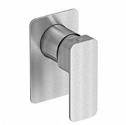 EURORAMA QUADRA 144055SL-110 - ΜΙΚΤΗΣ ΕΝΤΟΙΧΙΣΜΟΥ 1 ΕΞΟΔΟΥ ΝΕΡΟΥ INOX FINISH