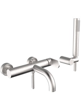 ARMANDO VICARIO SLIM 500100-110 - ΜΠΑΤΑΡΙΑ ΛΟΥΤΡΟΥ INOX FINISH