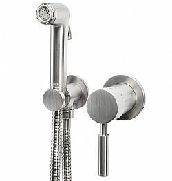 FLUSH MIX TECH 12211-110 - ΠΑΡΟΧΗ ΜΕ ΝΤΟΥΖΑΚΙ ΓΙΑ ΜΠΙΝΤΕ (ΑΝΑΜΕΙΚΤΙΚΗ) INOX FINISH