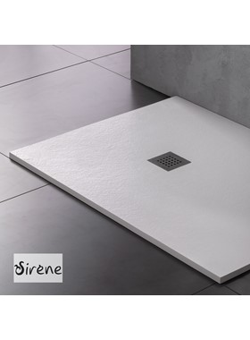 SIRENE S10080 WHITE MAT (100x80x2,4cm) - ΝΤΟΥΣΙΕΡΑ ΣΕ ΥΦΗ ΠΕΤΡΑΣ