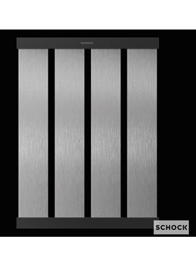 SCHOCK ΣΧΑΡΑ ΑΠΟΣΤΡΑΓΓΙΣΗΣ INOX 629725-110 33,6x48x1,2cm