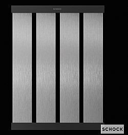 SCHOCK ΣΧΑΡΑ ΑΠΟΣΤΡΑΓΓΙΣΗΣ INOX 629725-110 33,6x48x1,2cm