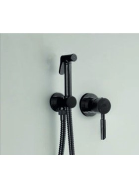 FLUSH MIX NEW TECH 12211-410 BLACK BRUSHED - ΠΑΡΟΧΗ ΜΕ ΝΤΟΥΖΑΚΙ ΓΙΑ ΜΠΙΝΤΕ (ΑΝΑΜΕΙΚΤΙΚΗ)