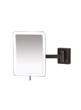 SANCO M116-MR LED-305 ΕΠΙΤΟΙΧΙΟΣ ΚΑΘΡΕΠΤΗΣ ΜΕΓΕΘΥΝΤΙΚΟΣ ΜΕ LED ΜΑΥΡΟ ΜΑΤ