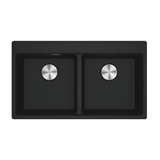 FRANKE MARIS BOWL MRG 620-39-39 FTL (86x50cm) BLACK MATT - ΝΕΡΟΧΥΤΗΣ ΓΡΑΝΙΤΕΝΙΟΣ