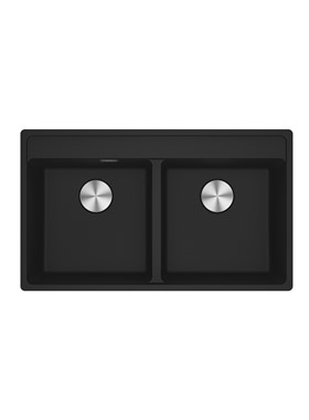 FRANKE MARIS BOWL MRG 620-40-40 TL (86x51cm) BLACK MATT - ΝΕΡΟΧΥΤΗΣ ΓΡΑΝΙΤΕΝΙΟΣ