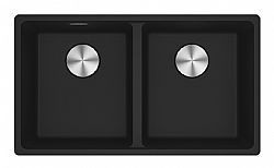 FRANKE MARIS BOWL MRG 620-35-35 (76x44cm) BLACK MATT - ΝΕΡΟΧΥΤΗΣ ΓΡΑΝΙΤΕΝΙΟΣ