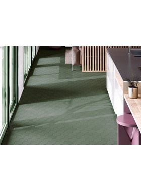 EQUIPE KROMATIKA GREEN 11.6X10.1cm - ΕΞΑΓΩΝΑ ΜΑΤ ΠΡΑΣΙΝΑ ΓΡΑΝΙΤΟΠΛΑΚΑΚΙΑ 26466