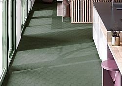 EQUIPE KROMATIKA GREEN 11.6X10.1cm - ΕΞΑΓΩΝΑ ΜΑΤ ΠΡΑΣΙΝΑ ΓΡΑΝΙΤΟΠΛΑΚΑΚΙΑ 26466