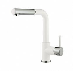 ARMANDO VICARIO FLUO 18580-1301 SUPER WHITE - ΜΠΑΤΑΡΙΑ ΚΟΥΖΙΝΑΣ ΛΕΥΚΟ/ΧΡΩΜΕ ΜΕ ΝΤΟΥΣ