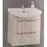 ΕΠΙΤΟΙΧΗ ΒΑΣΗ ΕΠΙΠΛΟΥ ΜΠΑΝΙΟΥ ΜΕ ΝΙΠΤΗΡΑ PB-946 80Χ45CM MDF ΣΕ ΑΠΟΧΡΩΣΕΙΣ ΞΥΛΟΥ