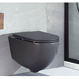 BIANCO LENTA RIMLESS 381600C-421 - ΛΕΚΑΝΗ ΚΡΕΜΑΣΤΗ ANTHRACITE MATT (53cm) ME SOFT ΚΑΘΙΣΜΑ