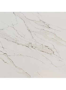 UNIQUE CALACATTA GOLD COMPAC - ΠΑΓΚΟΣ ΚΟΥΖΙΝΑΣ ΛΕΥΚΟΣ ΜΕ ΧΡΥΣΑ ΓΚΡΙ ΝΕΡΑ 