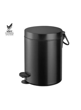 SANCO 90680-M116 ΧΑΡΤΟΔΟΧΕΙΟ SOFT CLOSING ΜΑΥΡΟ ΜΑΤ