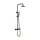 IMEX LINE BTD038-B/NG - ΘΕΡΜΟΣΤΑΤΙΚΗ ΣΤΗΛΗ ΝΤΟΥΣ 3 ΕΞΟΔΩΝ ΡΥΘΜΙΖΟΜΕΝΗ 115-165cm ΜΑΥΡΟ ΜΑΤ 